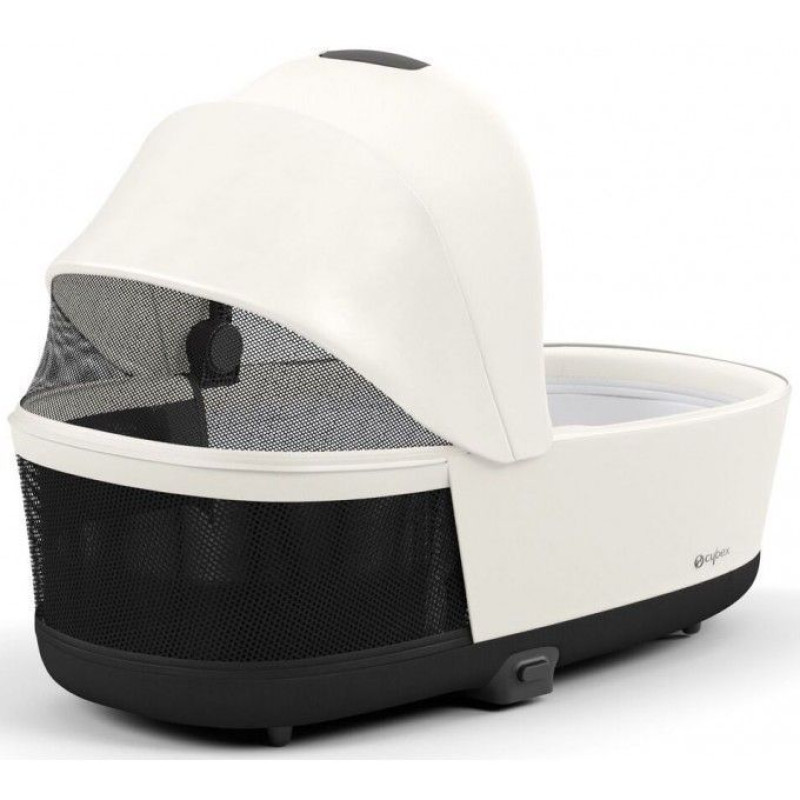 Коляска Cybex Priam шасі Rose gold + люлька Off White