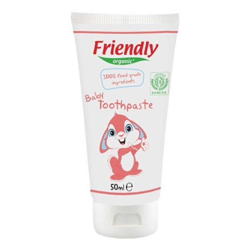 Дитяча зубна паста Friendly Organic 50 мл.