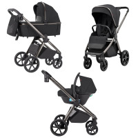 Коляска універсальна CARRELLO Omega CRL-6535 (3in1) Absolute Black /1/