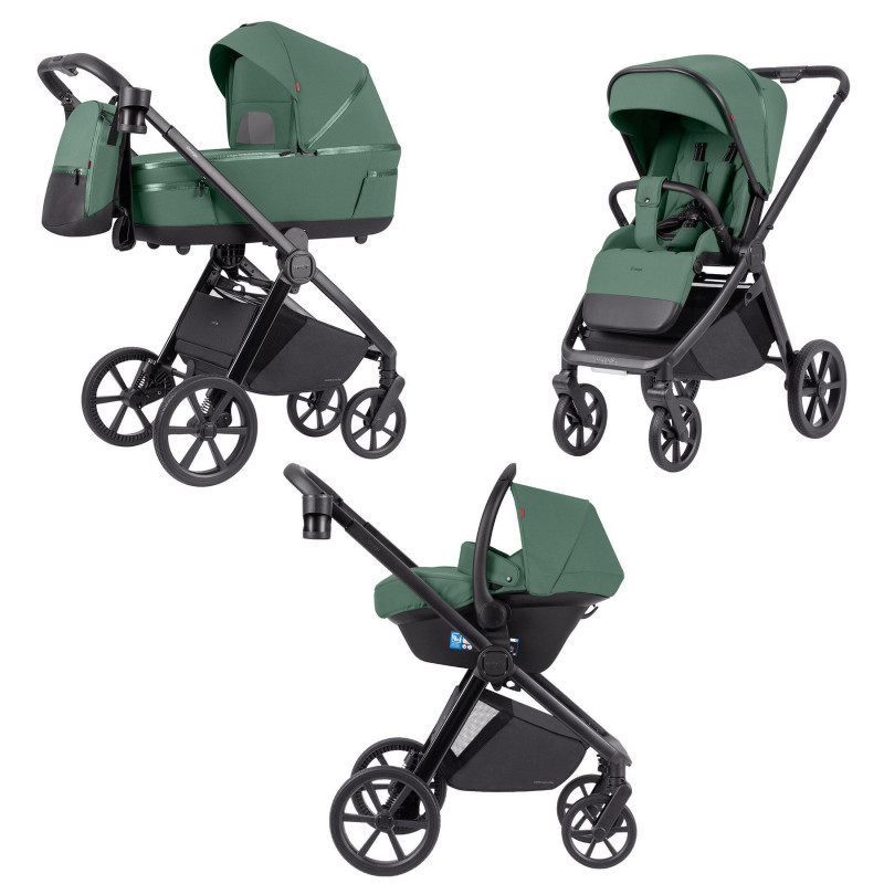 Коляска універсальна CARRELLO Omega CRL-6545 (3in1) Nova Green /1/