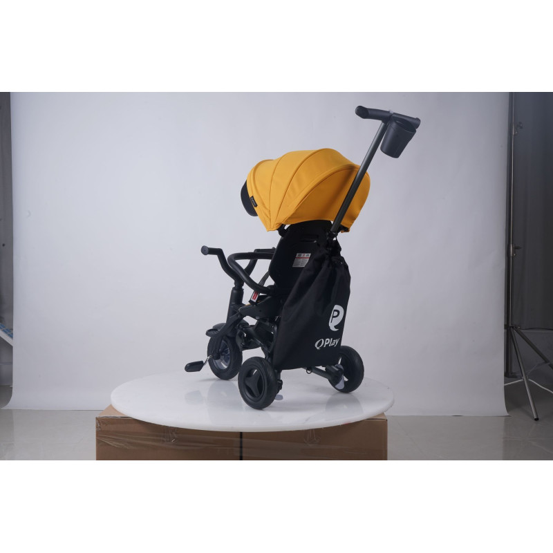 Велосипед складаний триколісний дитячий QPlay Nova+ Rubber Desert Yellow