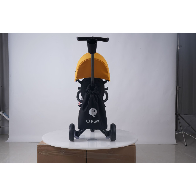Велосипед складаний триколісний дитячий QPlay Nova+ Rubber Desert Yellow