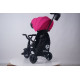 Велосипед складаний триколісний дитячий QPlay Nova+ Rubber Floral Pink