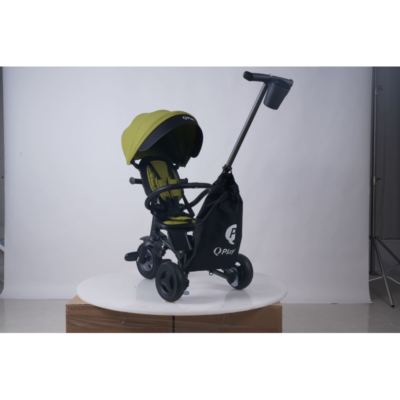 Велосипед складаний триколісний дитячий QPlay Nova+ Rubber Military Green