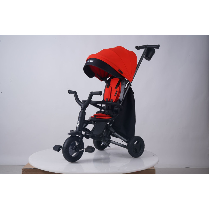 Велосипед складаний триколісний дитячий QPlay Nova+ Rubber Orange Sunset