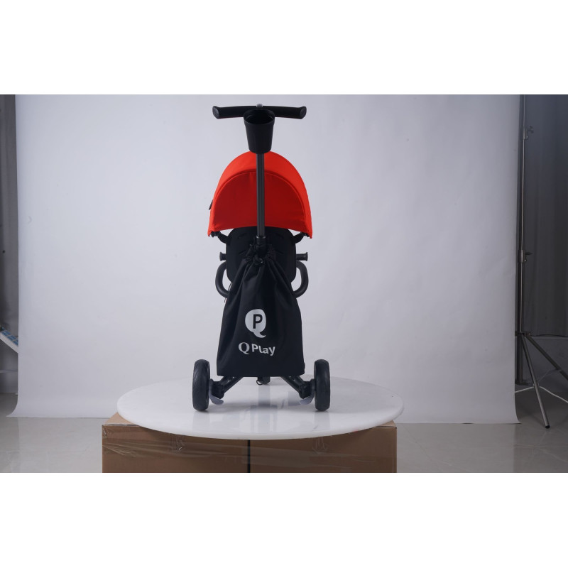 Велосипед складаний триколісний дитячий QPlay Nova+ Rubber Orange Sunset