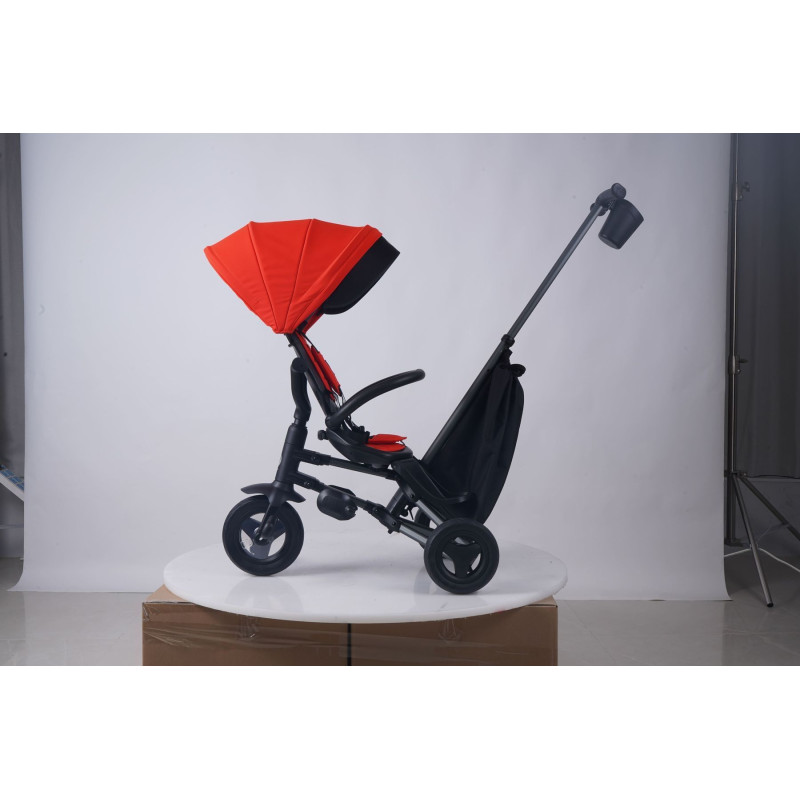 Велосипед складаний триколісний дитячий QPlay Nova+ Rubber Orange Sunset