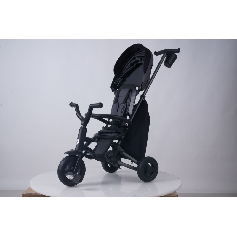 Велосипед складаний триколісний дитячий QPlay Nova+ Rubber Ultimate Black