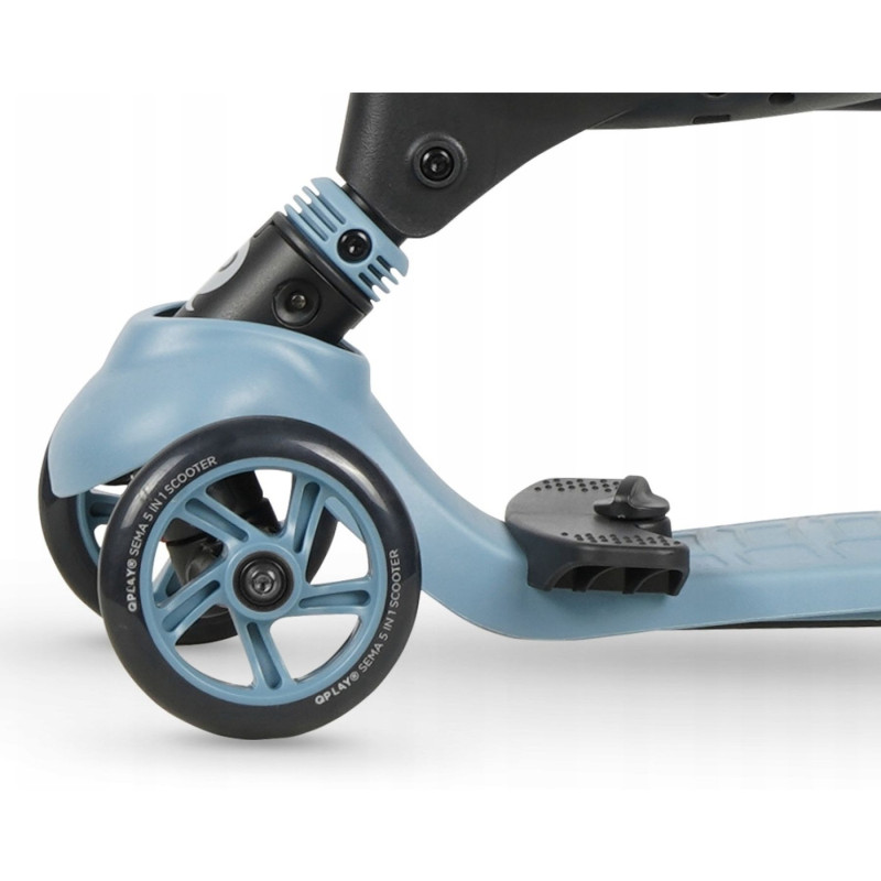 Самокат триколісний дитячий 5 в 1 QPlay Sema Blue