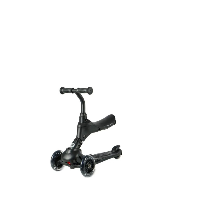 Самокат триколісний дитячий 5 в 1 QPlay Sema Pro Black