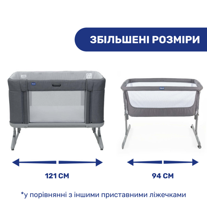 Дитяче ліжко Chicco 3 в 1 Next2Me Forever, кол.04
