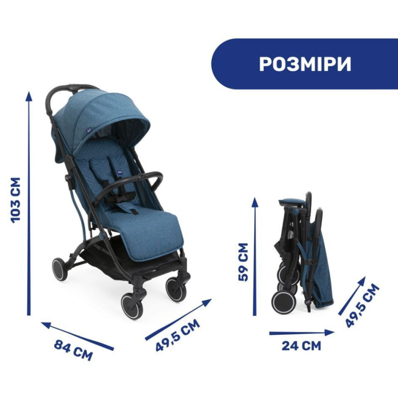 Коляска Chicco Trolleyme Stroller, кол.58
