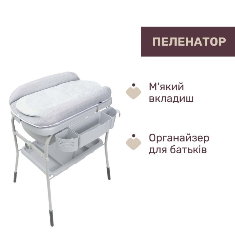 Столик для сповивання Chicco Cuddle & Bubble з ванночою, кол. 69
