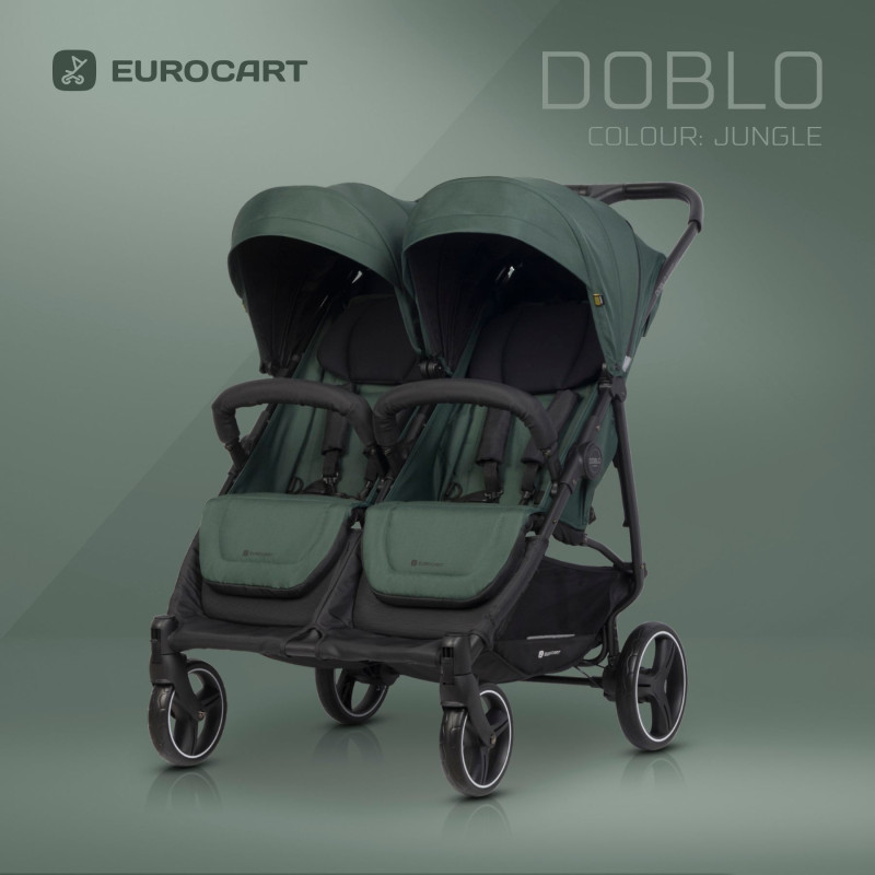 Коляска для двійні Euro-Cart Doblo 2024 Jungle