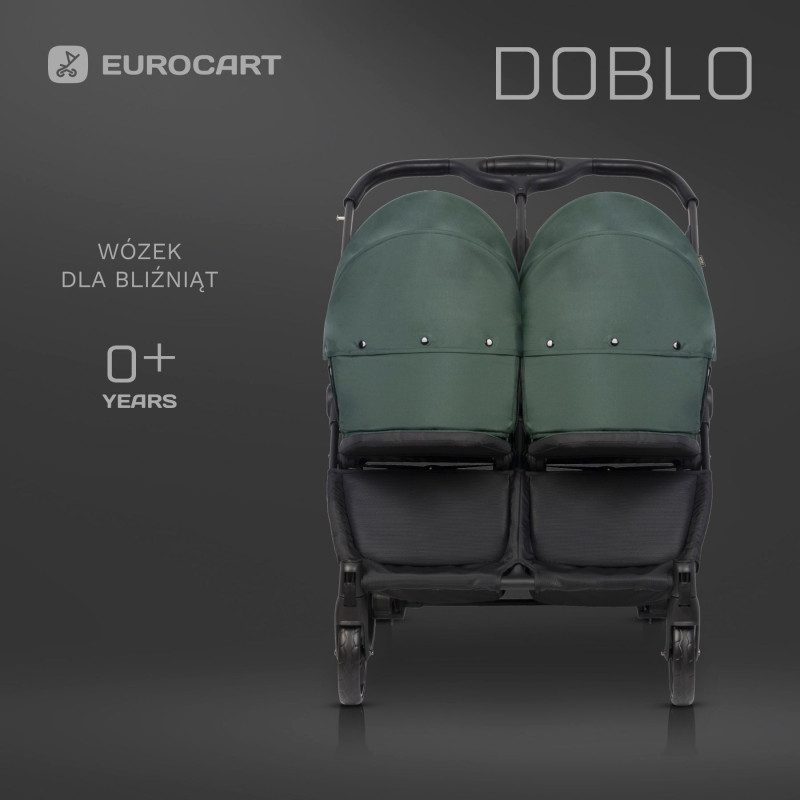 Коляска для двійні Euro-Cart Doblo 2024 Jungle