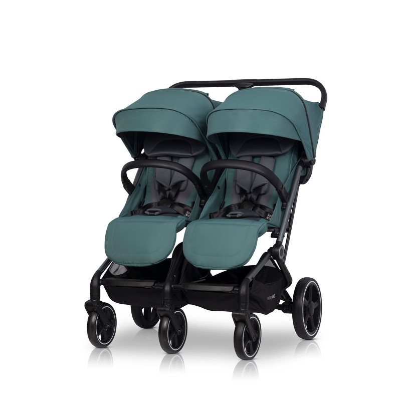 Коляска для двійні EasyGo Echo 2024 Green
