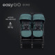 Коляска для двійні EasyGo Echo 2024 Green