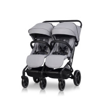 Коляска для двійні EasyGo Echo 2024 Grey