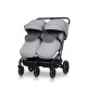 Коляска для двійні EasyGo Echo 2024 Grey