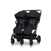Коляска для двійні EasyGo Echo 2024 Black