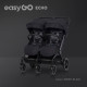 Коляска для двійні EasyGo Echo 2024 Black