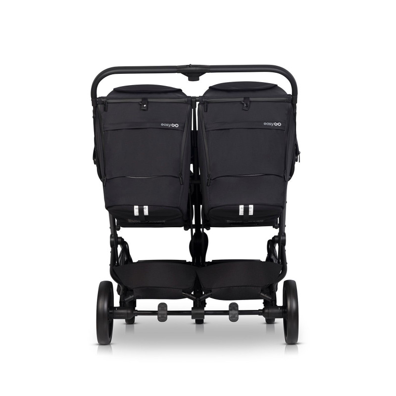 Коляска для двійні EasyGo Echo 2024 Black