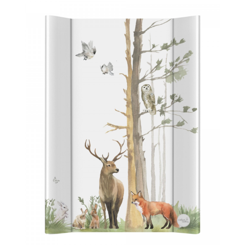 Повивальна дошка Cebababy 50x70 Basic W-206-000-724, Woodland, білий