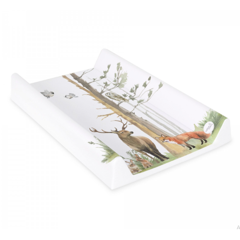Повивальна дошка Cebababy 50x70 Basic W-206-000-724, Woodland, білий