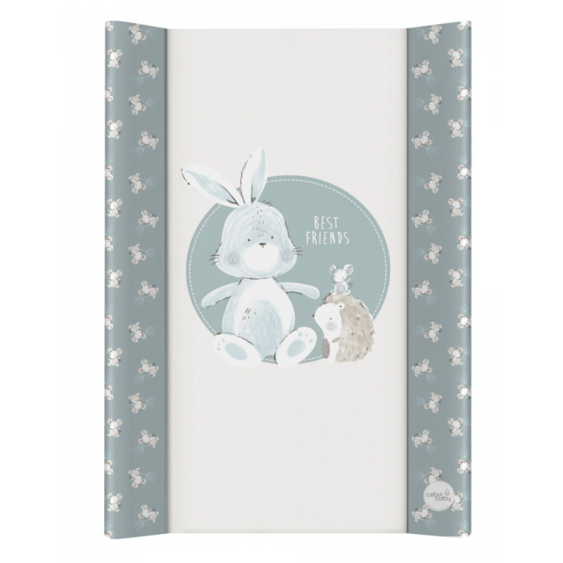 Повивальна дошка Cebababy 50x70 Basic W-206-000-730, Friends, білий/блакитний