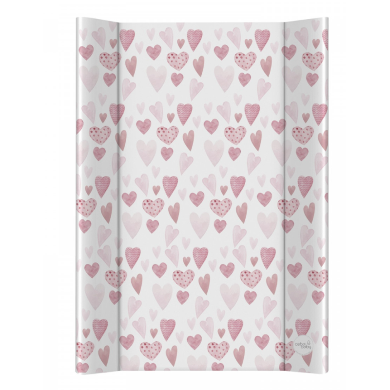 Повивальна дошка Cebababy 50x70 Ultra light W-204-000-748, Lots of Love, білий
