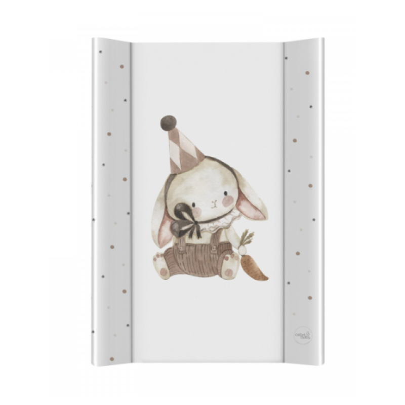 Повивальна дошка Cebababy 50x70 Ultra light W-204-000-751, Clown Bunny, білий
