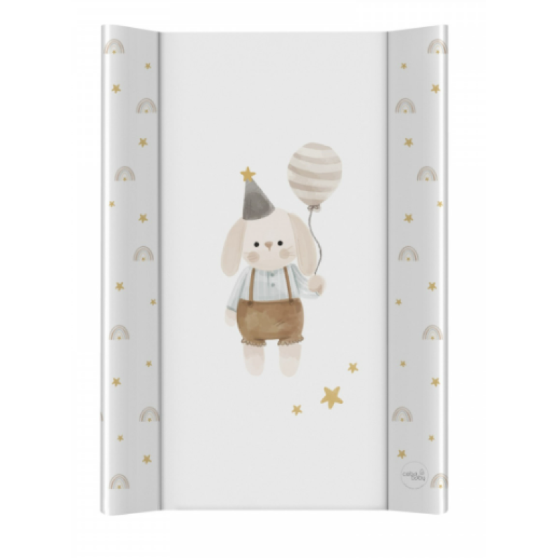 Повивальна дошка Cebababy 50x70 Ultra light W-204-000-752, Birhtday Bunny, білий