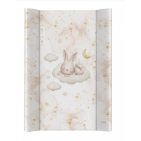 Повивальна дошка Cebababy 50x70 Ultra light W-204-000-753, Sleepy Bunny, білий