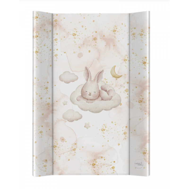 Повивальна дошка Cebababy 50x70 Ultra light W-204-000-753, Sleepy Bunny, білий