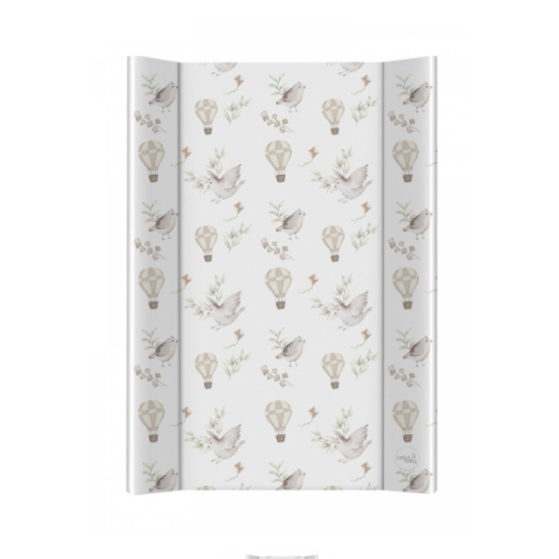 Повивальна дошка Cebababy 50x70 Ultra light W-204-000-756, Happy Birds, білий