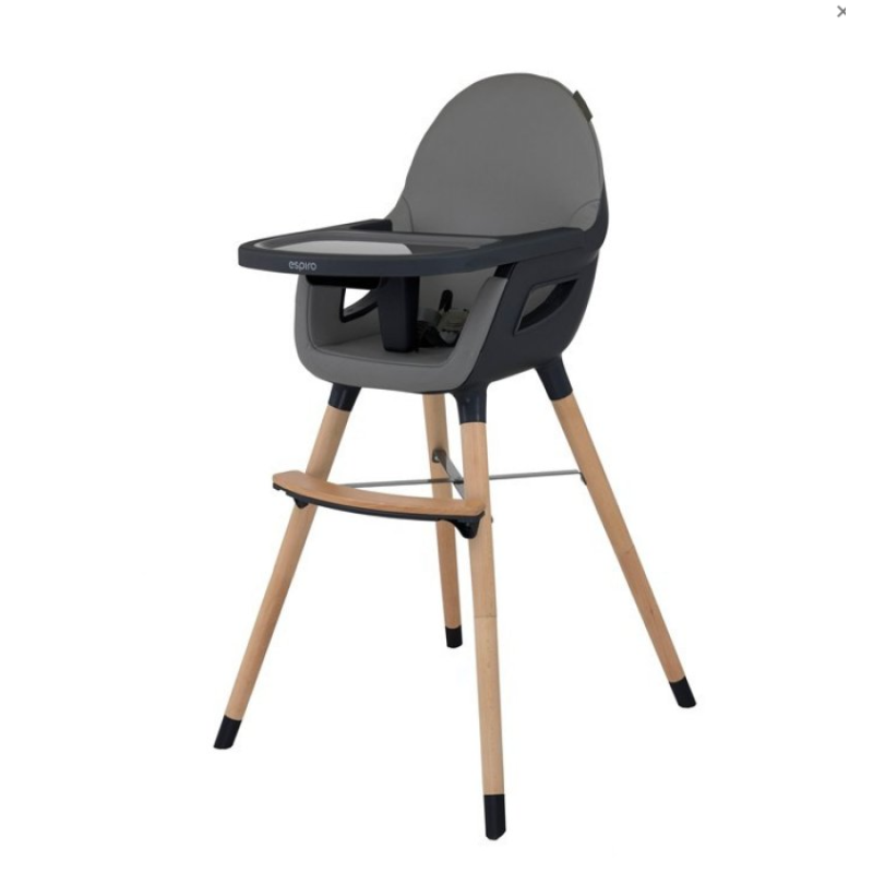 Стільчик для годування ESPIRO YUKO 17 TIMBER GRAPHITE