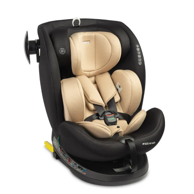 Автокрісло Caretero Commo I-SIZE Isofix (від 40 см до 150 см) Beige