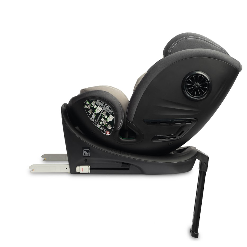 Автокрісло Caretero Fortis I-SIZE Isofix (від 40 см до 150 см) Grey
