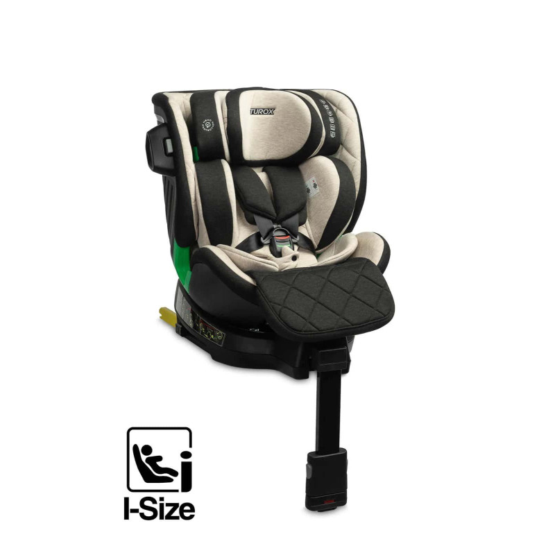 Автокрісло Caretero Turox I-SIZE Isofix (від 40 см до 150 см) Beige