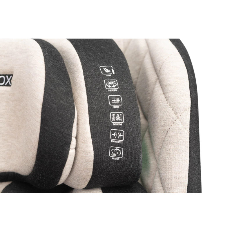 Автокрісло Caretero Turox I-SIZE Isofix (від 40 см до 150 см) Beige