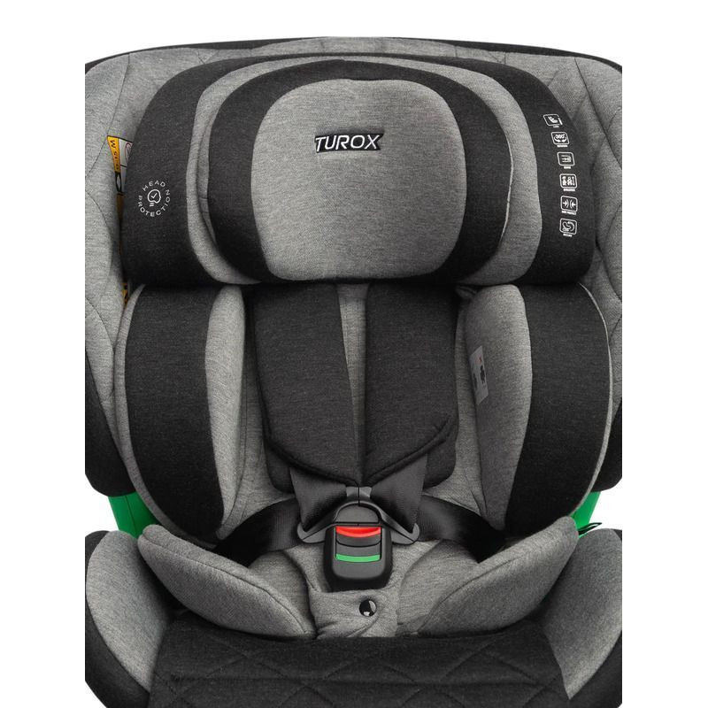 Автокрісло Caretero Turox I-SIZE Isofix (від 40 см до 150 см) Graphite