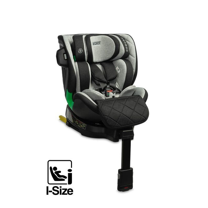 Автокрісло Caretero Turox I-SIZE Isofix (від 40 см до 150 см) Grey