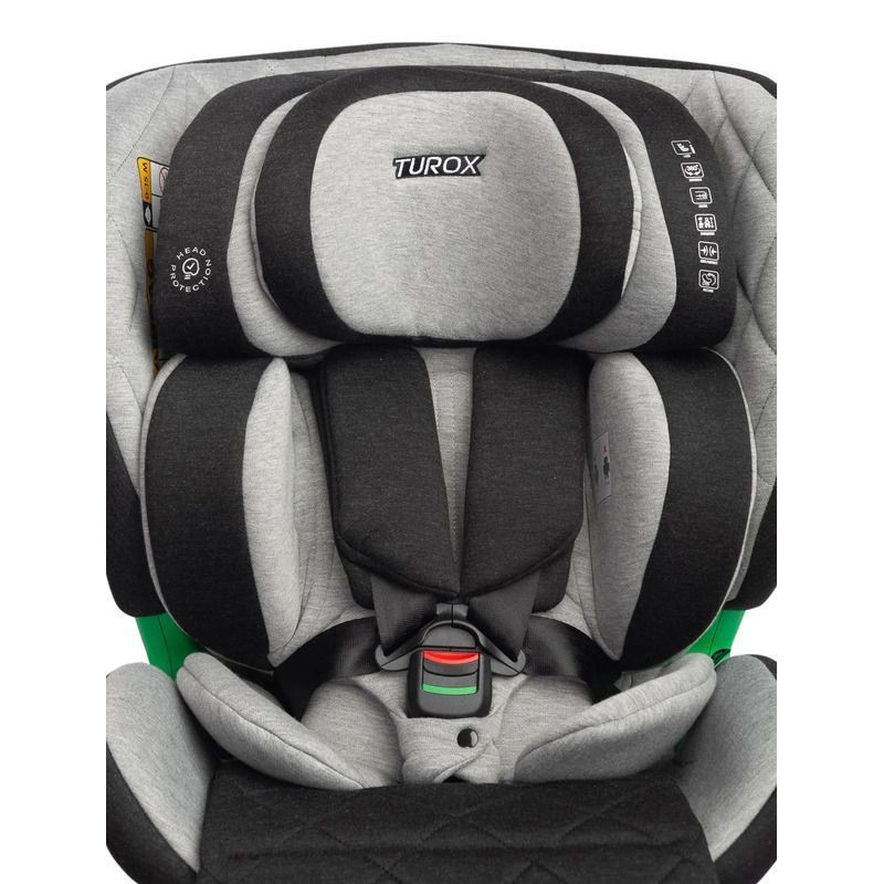 Автокрісло Caretero Turox I-SIZE Isofix (від 40 см до 150 см) Grey