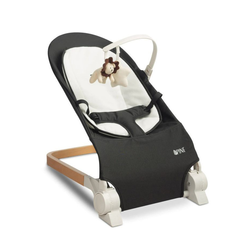 Дитяче крісло шезлонг Caretero Pine Black