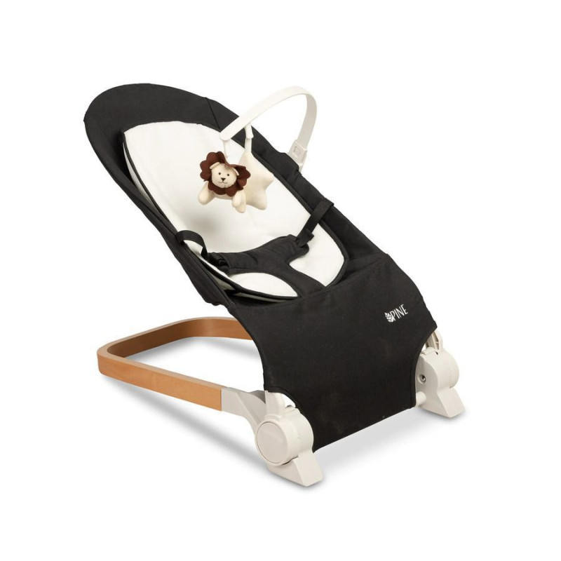 Дитяче крісло шезлонг Caretero Pine Black