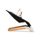 Дитяче крісло шезлонг Caretero Pine Black