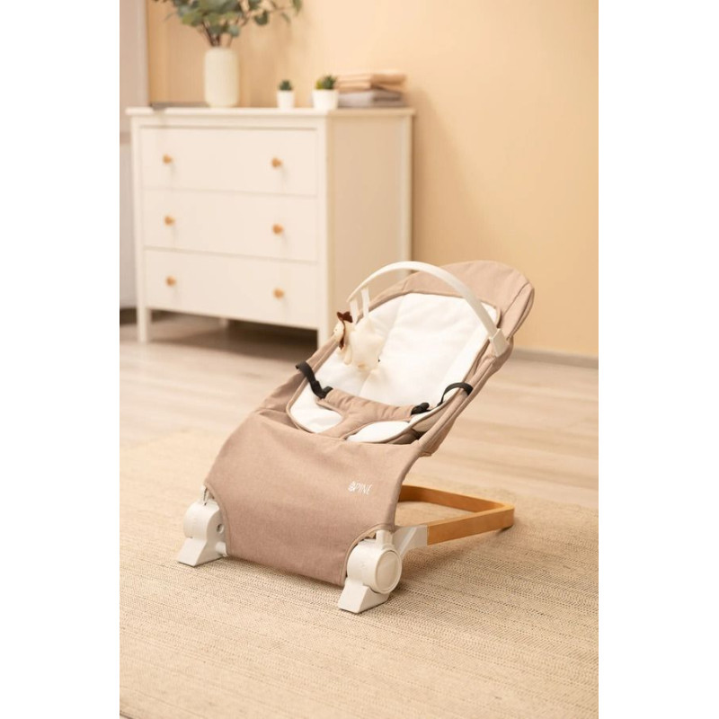 Дитяче крісло шезлонг Caretero Pine Brown