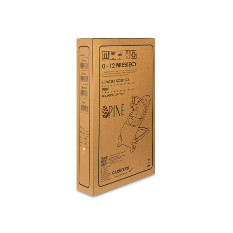 Дитяче крісло шезлонг Caretero Pine Brown