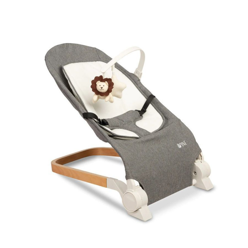 Дитяче крісло шезлонг Caretero Pine Grey
