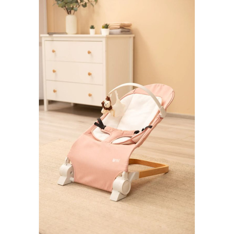 Дитяче крісло шезлонг Caretero Pine Pink